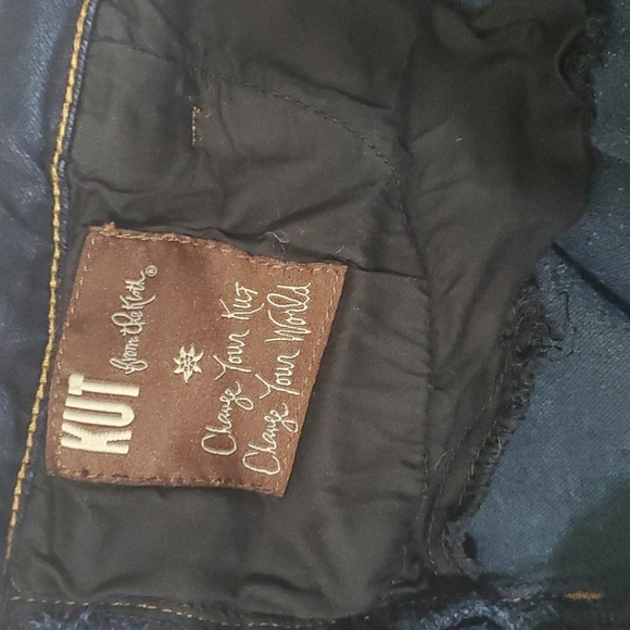 Kut from the Kloth Chrissy Flare jeans women's size 14 Blue Midrise Bootcut XL - Picture 14 of 16